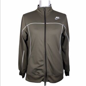 NIKE Full Zip Jacket Brown Vintage